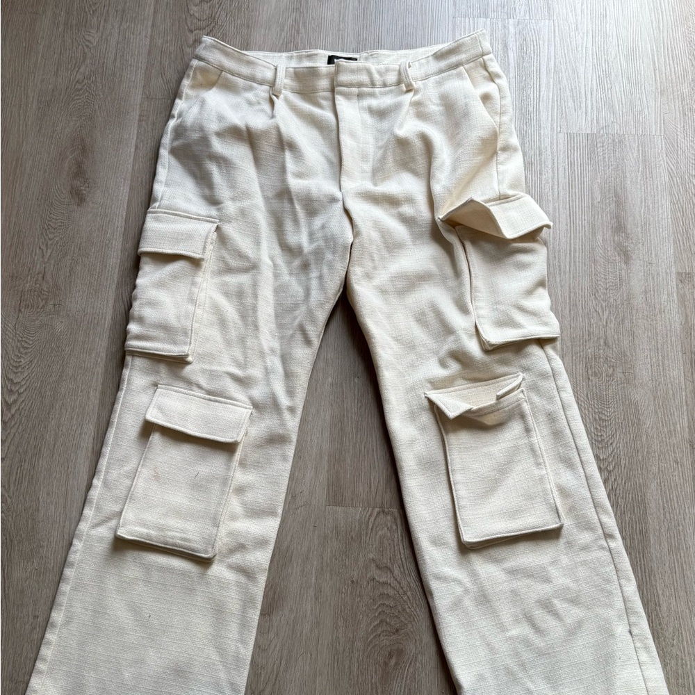 Fashion Nova Men's Tan Cargo Pants